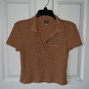 BDG Jeans Crop Collared Top